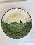 Pie Plate ~ Fluted ~ 10 inch ~ U4877 ~ U6*
