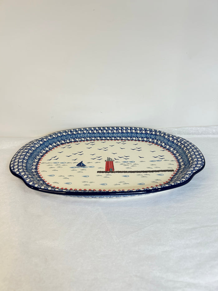 Platter ~ Oval ~ 11.5 x 15.5 inch ~ U5164 ~ U3!