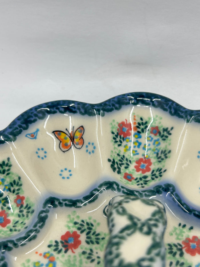 T13 Egg Dish with Handle - U-D1