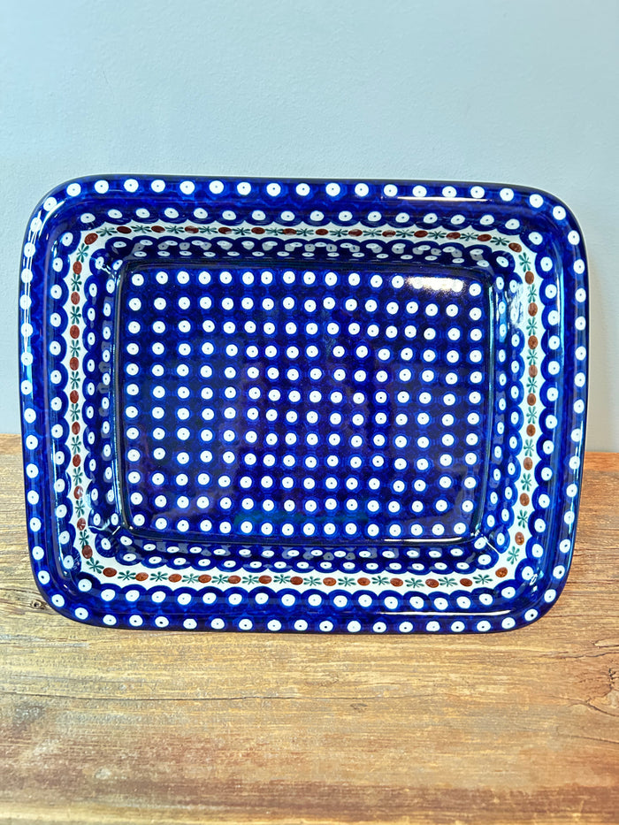 854 ~ Baker ~ Rectangular w/Rim ~ Lasagna ~ 11.25" x 13.75" ~ 0070X - T3*