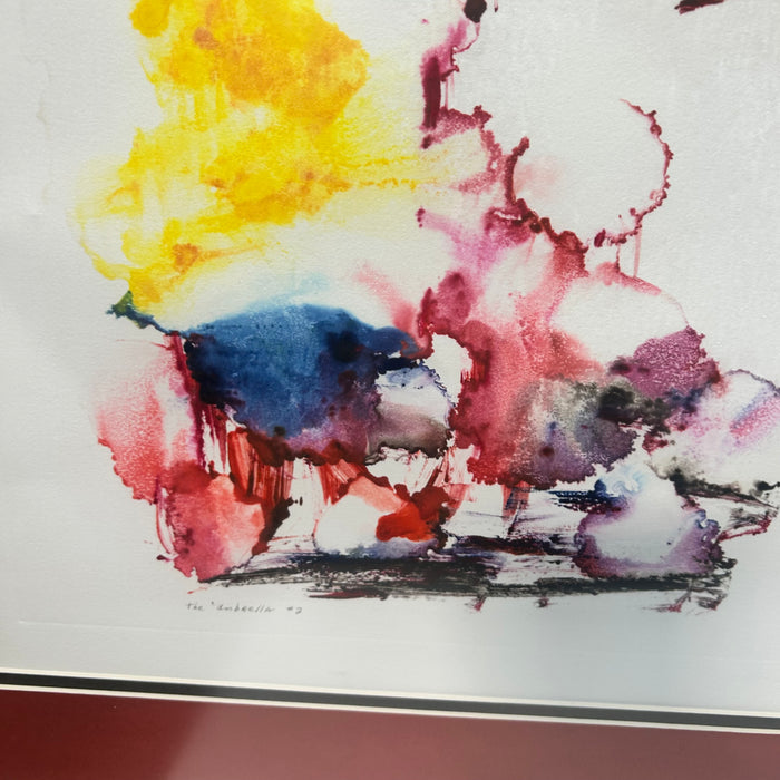 A, Colman 93 Water Color "The Umbrella #2"  29"x 25"