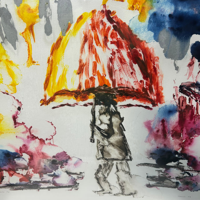 A, Colman 93 Water Color "The Umbrella #2"  29"x 25"