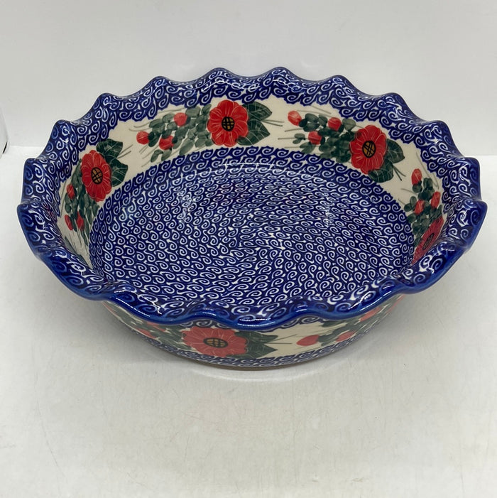 A185 Wavy Pie Plate  - D15