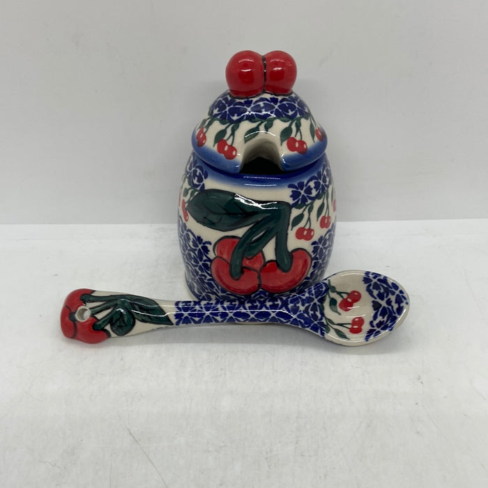 A2 Cherry Jam Jar - D29