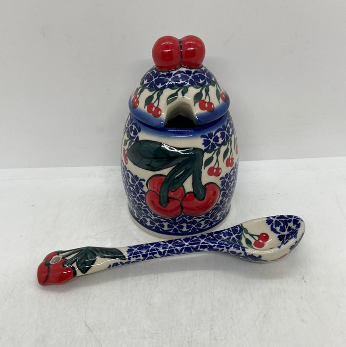 A2 Cherry Jam Jar - D29