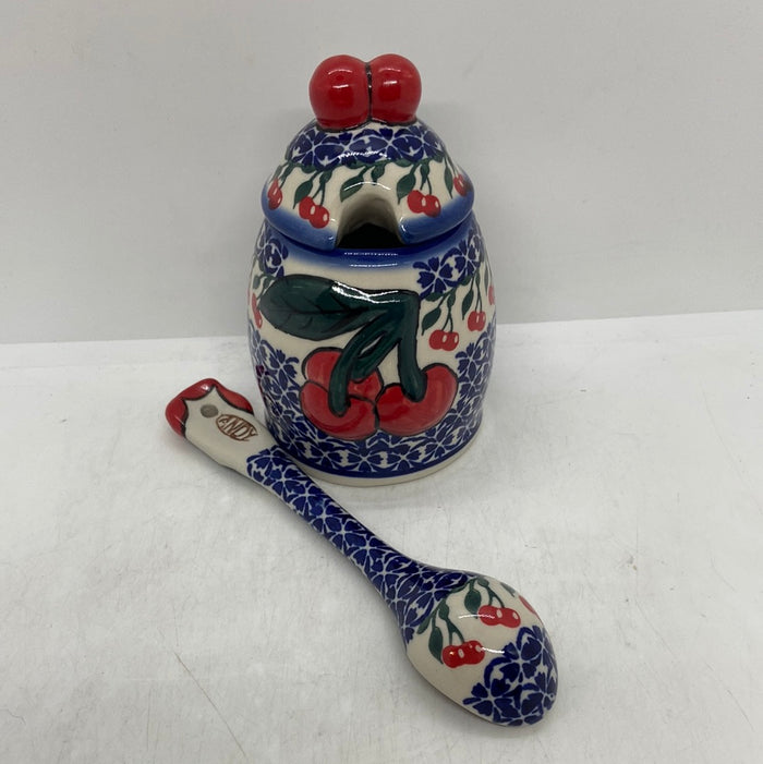 A2 Cherry Jam Jar - D29