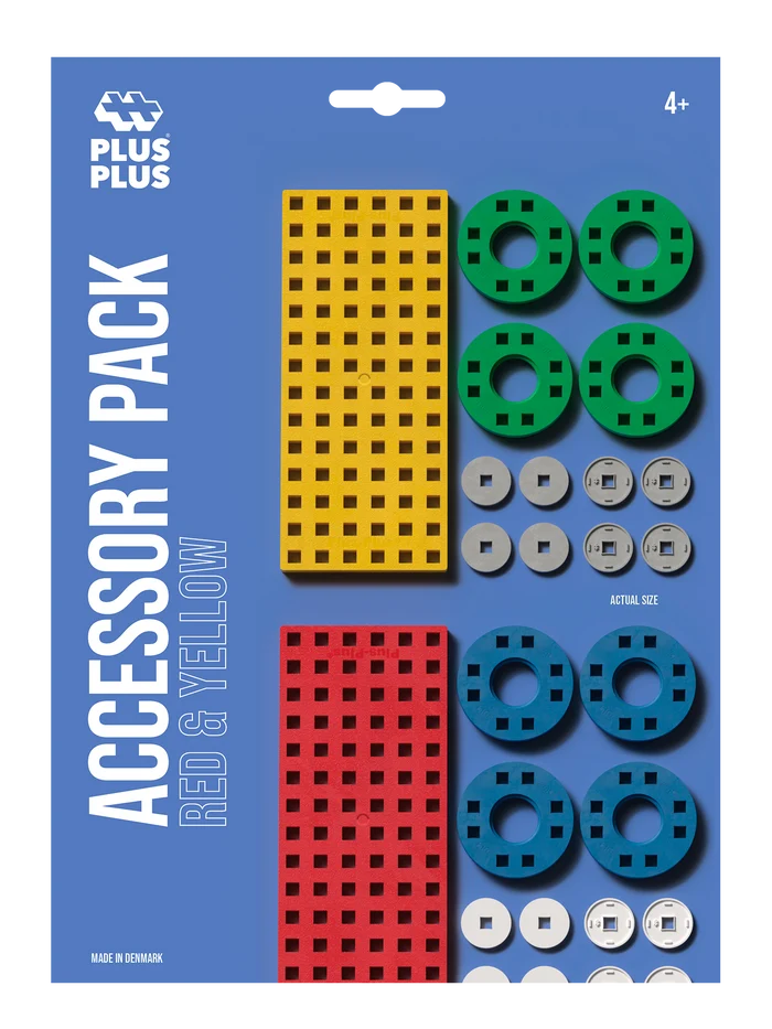 Accessory Pack with Baseplates, Wheels and Hubs - 26 pcs