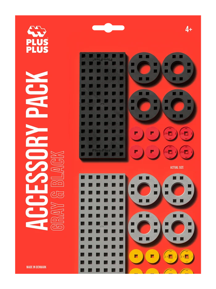 Accessory Pack with Baseplates, Wheels and Hubs - 26 pcs