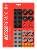 Accessory Pack with Baseplates, Wheels and Hubs - 26 pcs