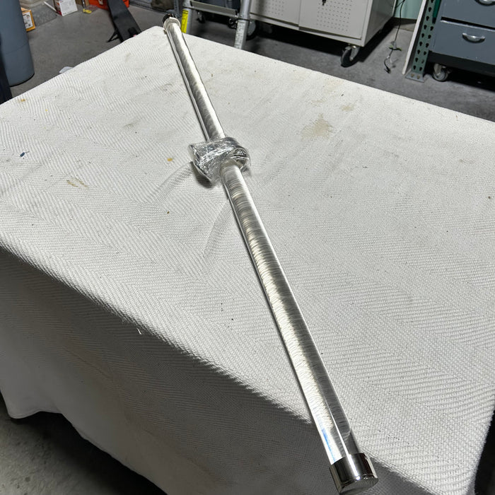 Acrylic Closet Rod With Chrome Hardware 55.5"x2"