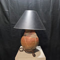 Adobe Native Lamp & Wrought Iron Feet 16"x 32"