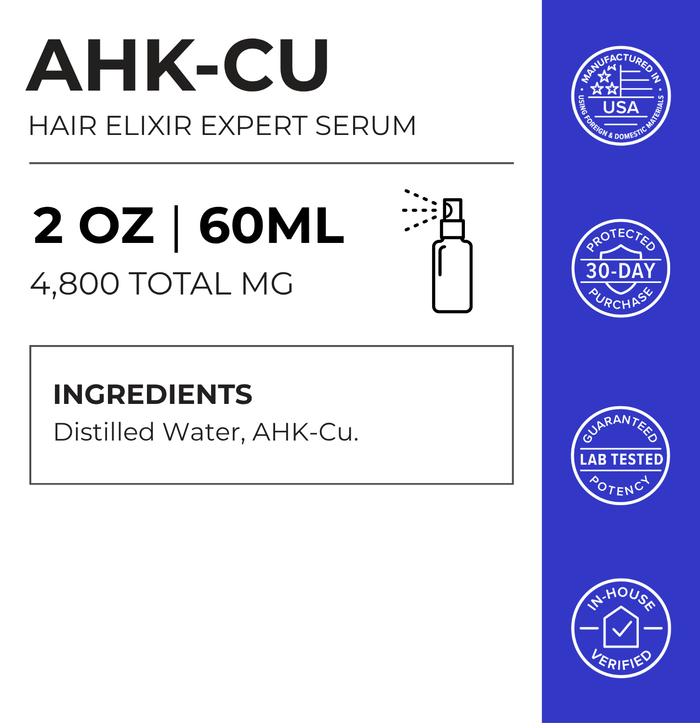 AHK-Cu Copper Peptide Hair Serum 4800mg