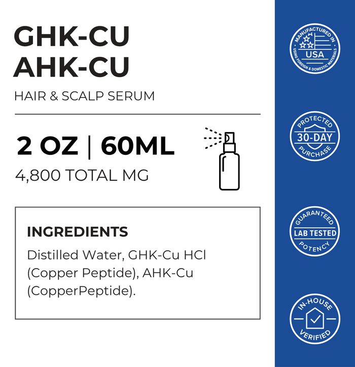 AHK-CU + GHK-CU Hair Serum Pro