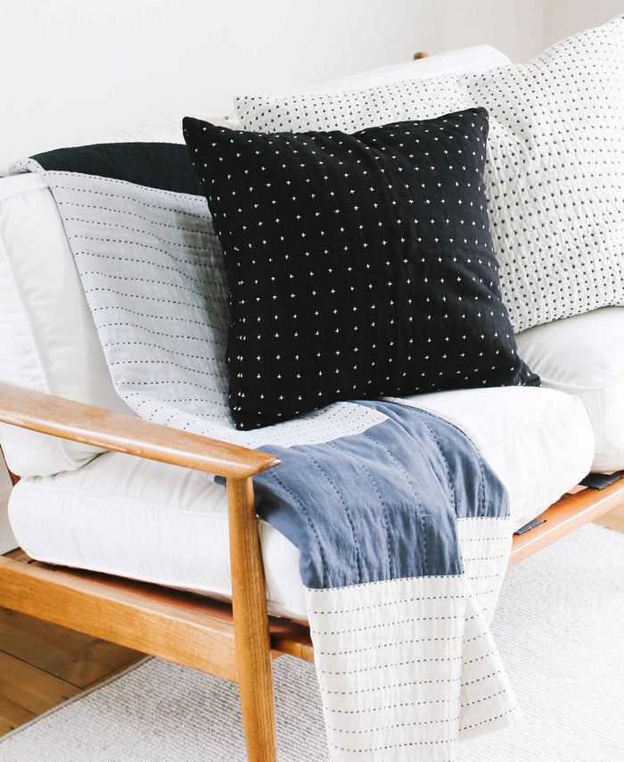 Anchal Cross-Stich Throw Pillow