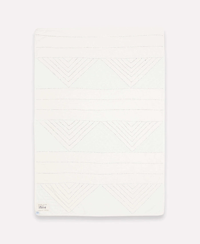 Anchal Triangle Baby Quilt | Mustard SBTM