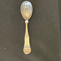 Antique Coin Silver Berry Spoon By Blake&Robinson, Worcester,Ma 1864-1872