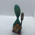Aqua Hat Nochal with Lantern