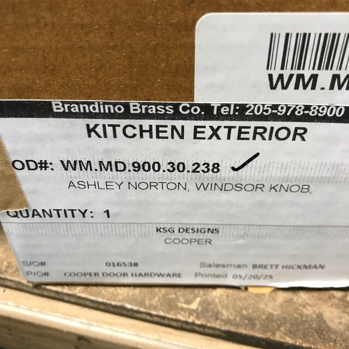 Ashley Norton Urban Single / Windsor Knob Kitchen Exterior Set