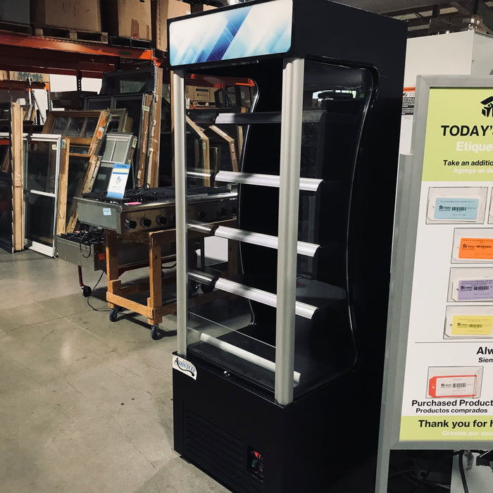Avantco BVAC-28 HC 28" Black Refrigerated Merchandiser 28"x 29"x 80"