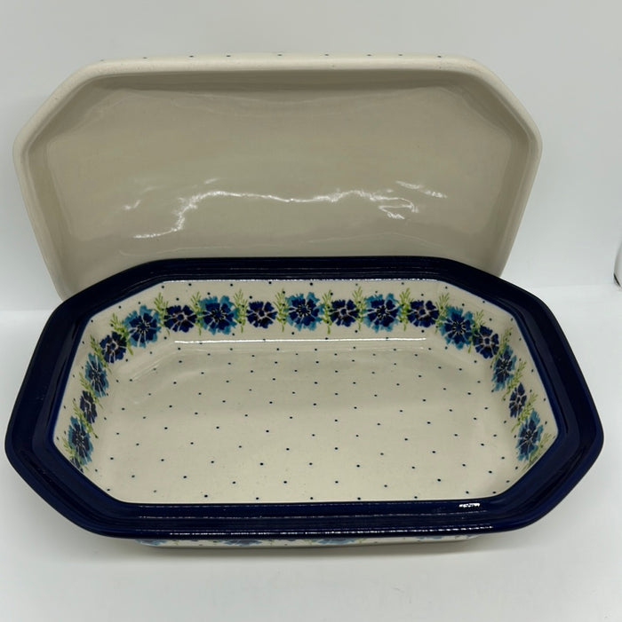 Baker ~ Covered Casserole ~ 8"W x 10.25"L ~ 2510X ~ T3!