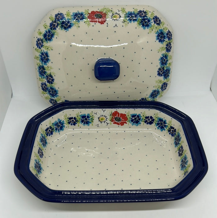 Baker ~ Covered Casserole ~ 8"W x 10.25"L ~ 2510X ~ T3!