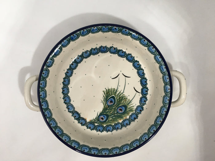 Baker ~ Round w/ Handles ~ 8 inch ~ 2127X - T3*