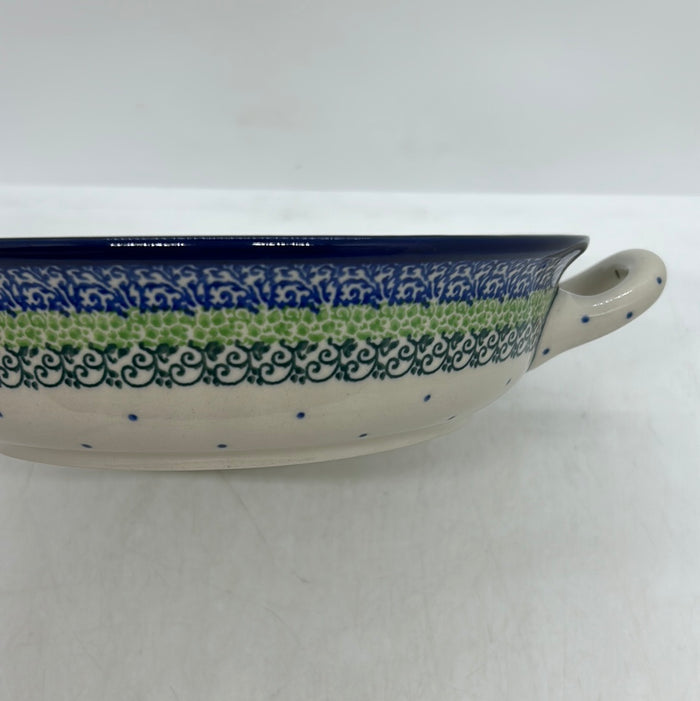 Baker ~ Round w/ Handles ~ 8 inch ~ 2743X ~ T4!