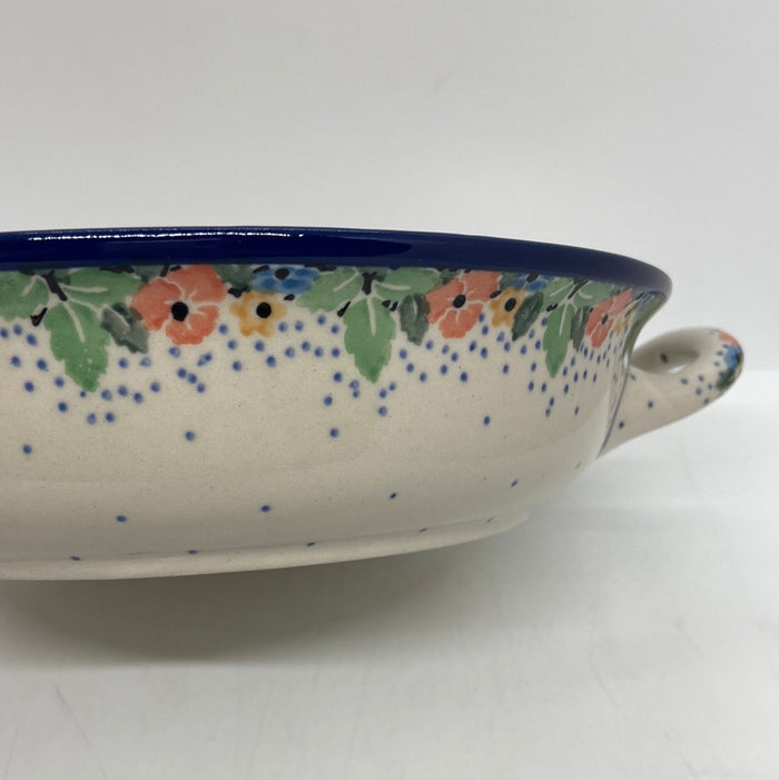 Baker ~ Round w/ Handles ~ 8 inch ~ U4662 ~ U4!