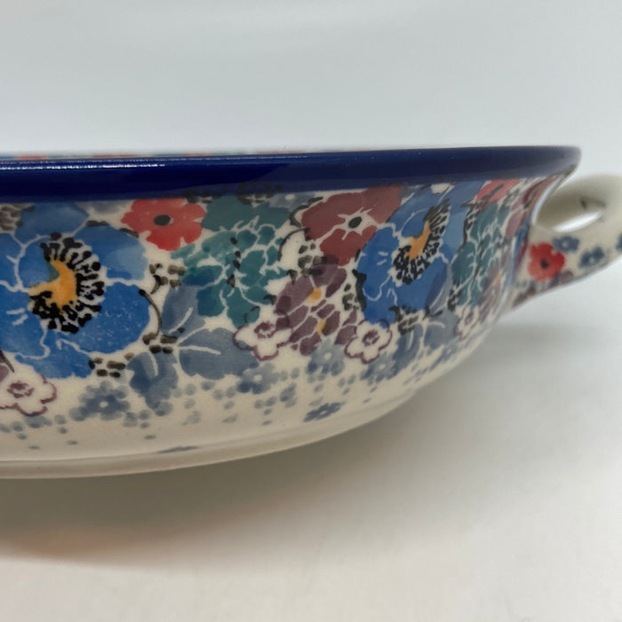 Baker ~ Round w/ Handles ~ 8 inch ~ U4708 ~ U4