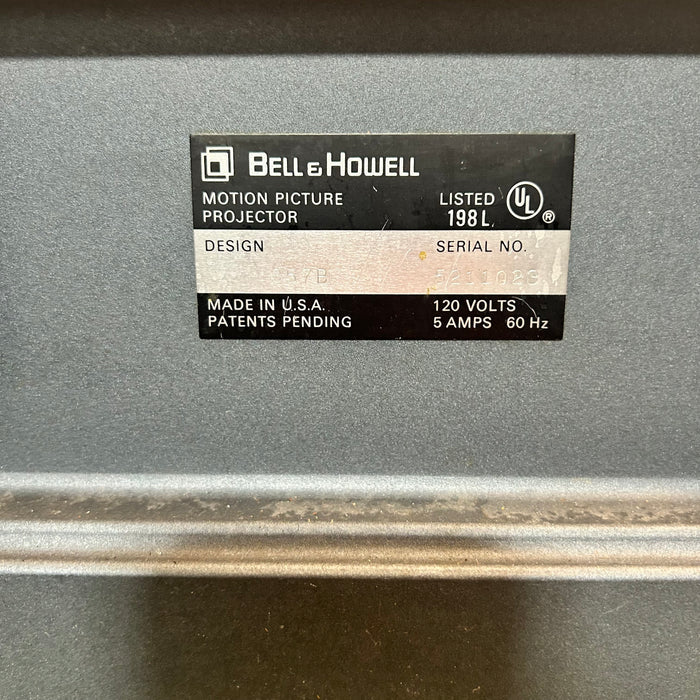 Bell & Howell  Autoload Film Projector 11"x 8"x 10"