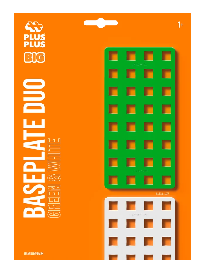 BIG Baseplates - Green & White - 2 pcs
