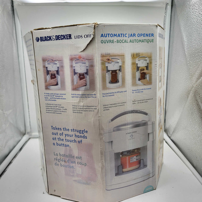 Black And Decker Automatic Jar Opener In Box