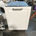 Bosch White Paneled Door Dishwasher 23"x 23"x 34"