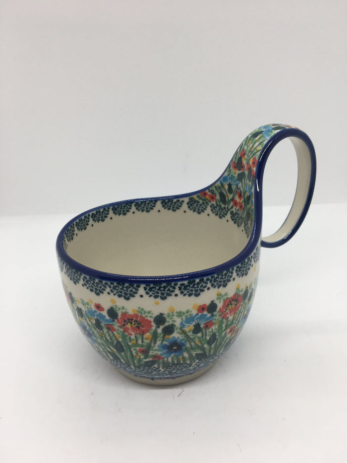 Bowl w/ Loop Handle ~ 16 oz ~ U4921 ~U5!