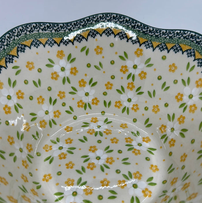 Bowl ~ Wavy Edge ~ Medium ~ 10 inch ~ 2358Q - T3!
