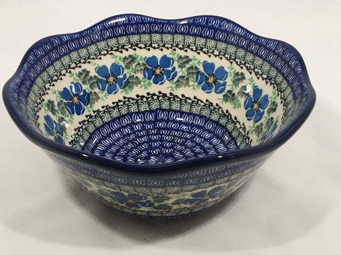 Bowl ~ Wavy Edge ~ Small ~ 8 inch ~ 1915X - T3*