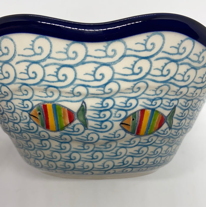 Bowl ~ Wavy Edge ~ Small ~ 8 inch ~ 2540X - T4*