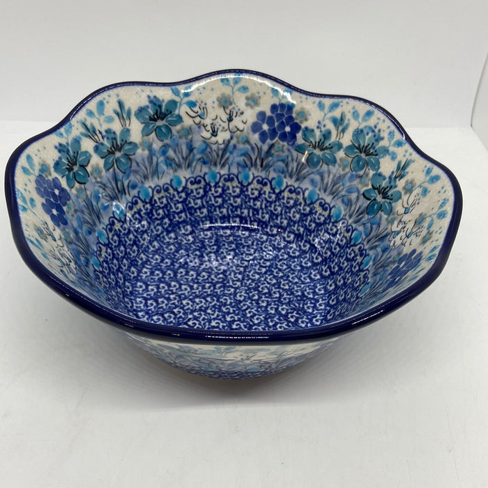 Bowl ~ Wavy Edge ~ Small ~ 8 inch ~ U4964 ~ U6!
