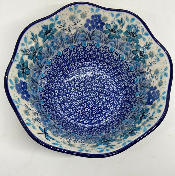 Bowl ~ Wavy Edge ~ Small ~ 8 inch ~ U4964 ~ U6!