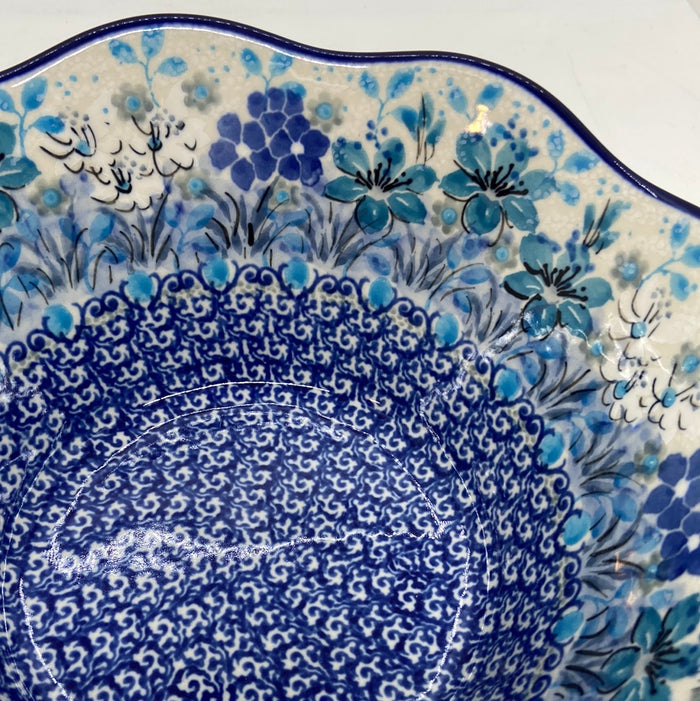 Bowl ~ Wavy Edge ~ Small ~ 8 inch ~ U4964 ~ U6!