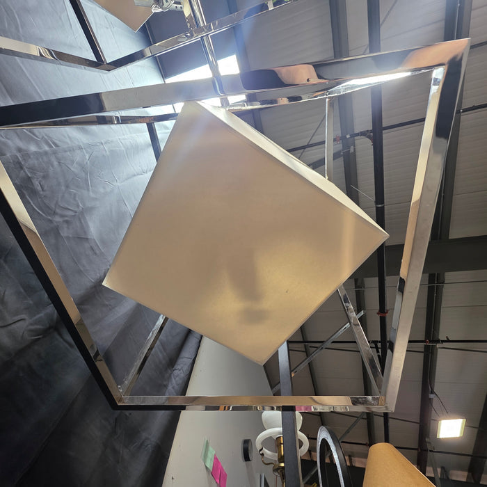 Box in Box Modern Chandelier 22"x22"x22"