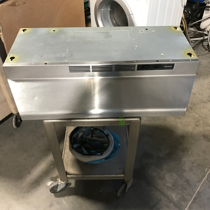 Broan 30" Stainless Steel Internal Motor Range Hood 30"x 17"x 6"