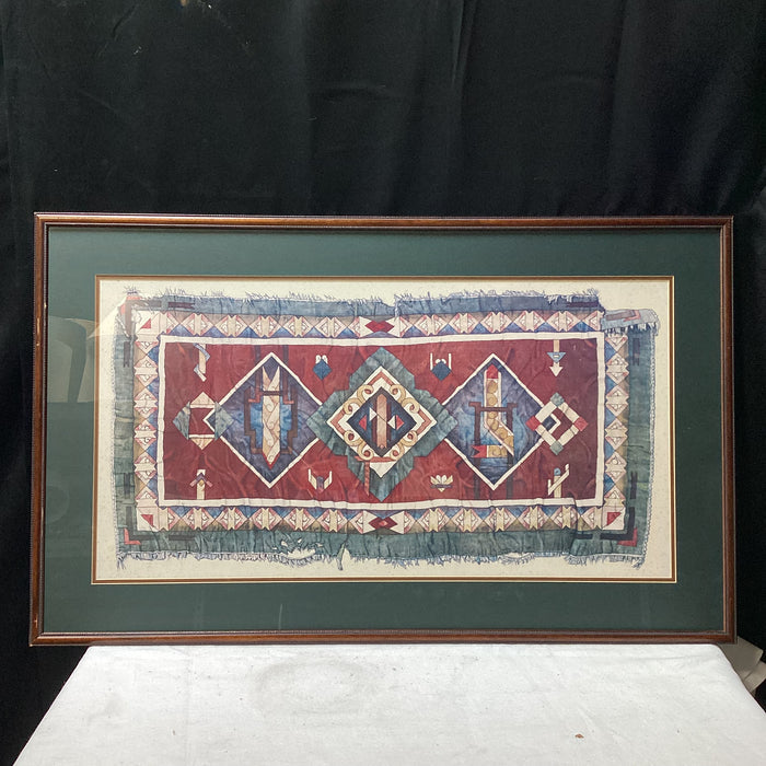 Bruce Weinberg "Sacred Rug" Framed Print 41" x 25"