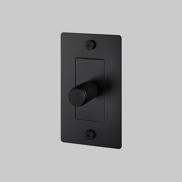 Buster + Punch 1 Gang Dimmer | Incandescent | Cross Knurl | Without Logo