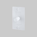 Buster + Punch 1 Gang Dimmer/Incandescent Cross/With Logo Complete - Polycarbonate