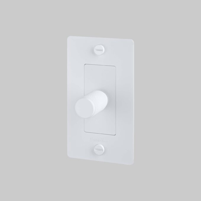 Buster + Punch 1 Gang Dimmer/Incandescent Cross/With Logo Complete - Polycarbonate