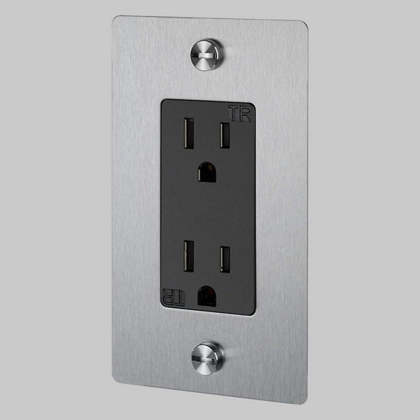 Buster + Punch 1 Gang Duplex Outlet Complete Kit | With Logo