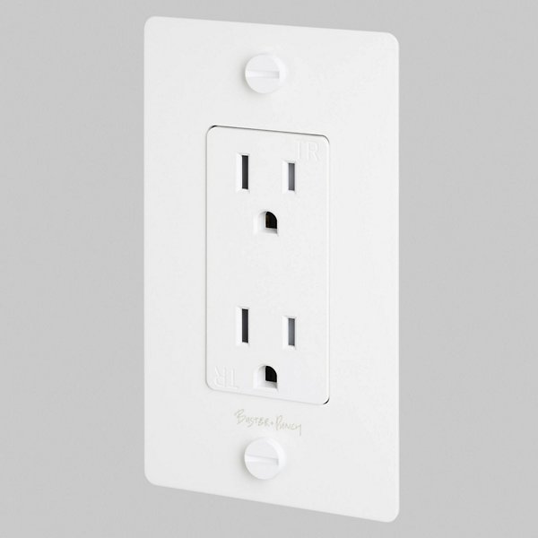 Buster + Punch 1 Gang Duplex Outlet Complete Kit | With Logo