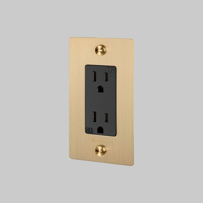 Buster + Punch 1 Gang Duplex Outlet Complete Kit | With Logo