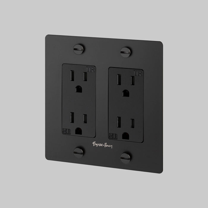 Buster + Punch 2 Gang Duplex Outlet